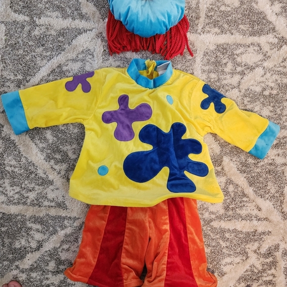 Disney Store Jojo's Circus Clown Halloween Costume w/ Hat Girl's XXS Dress Up - Picture 4 of 12